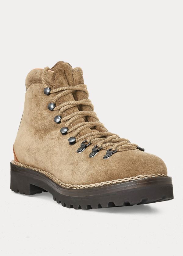 Men's Ralph Lauren Fidel Suede Boots | 312849KUL